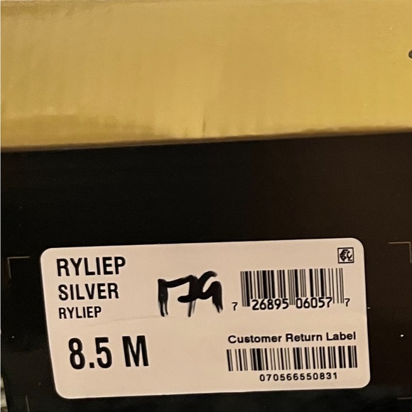 NWT silver stiletto ankle boots - Picture 5 of 13